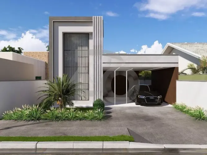 Terras Alphaville 1: Projeto com 2 Suítes, Closet e Garagem para 4 Carros