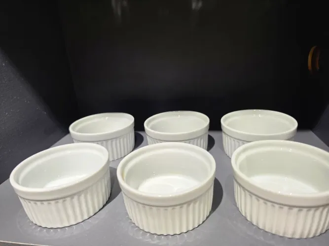 Ramequin porcelana 6 unidades