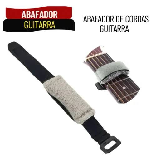 Abafador de Cordas Pequeno para Guitarra Redutor de Ruídos e Vibrações - SMS16