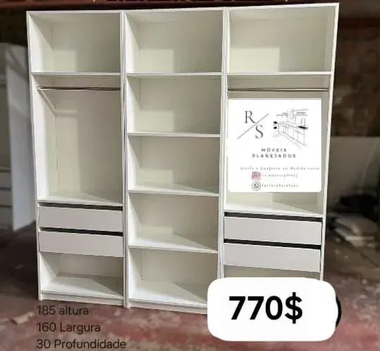 Closet na promoção ? 100% MDF entrega grátis