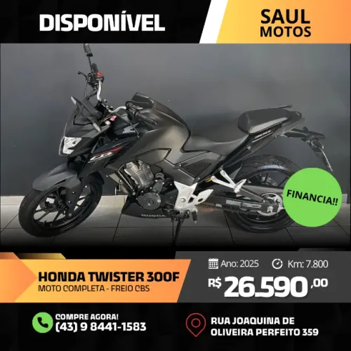 HONDA CB TWISTER 300F CBS - 2025