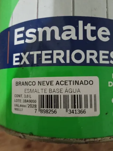 Esmalte sintético branco acetinado