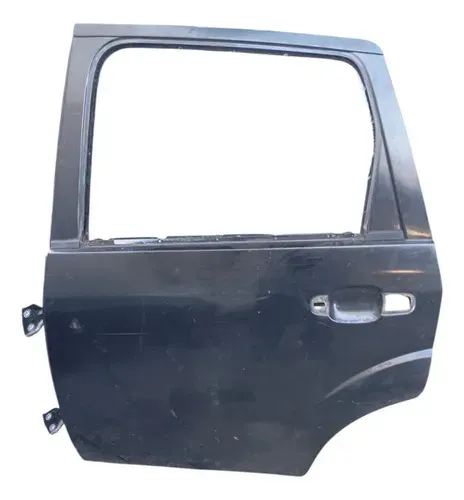 Porta Traseira Esquerda Preta Ford Fiesta 2003 2012 Traseira Esquerda Preta