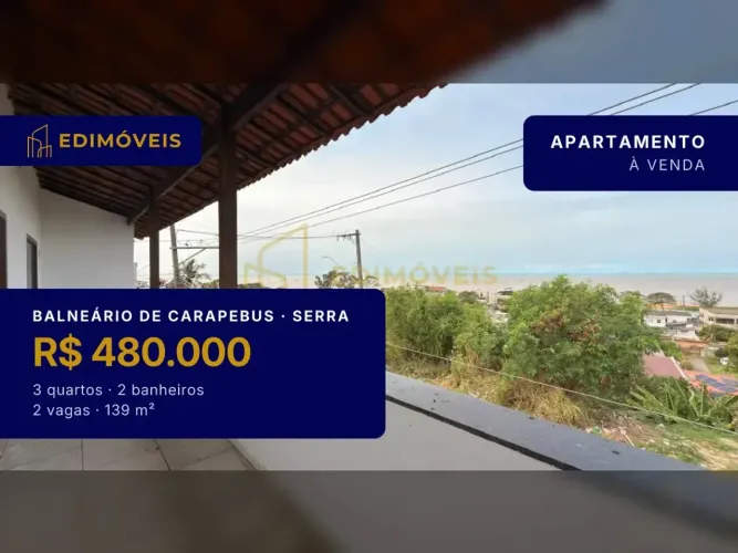 Seu novo lar em Balneário de Carapebus: apartamento sem condomínio e vista maravilhosa!