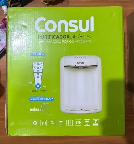 Purificador de Água Consul CPB36AB | com refrigeração por compressor, Branco (lacrado)