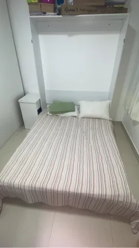Cama Casal Embutir MDF 
