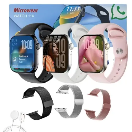 Relógio Smartwatch W11x Microwear 1gb Gps Nfc Ia