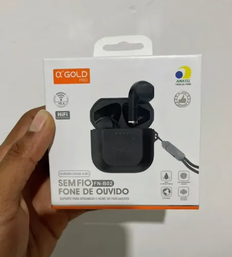 Fone Bluetooth Alpha Gold Pro