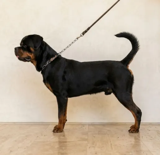 Lindo Jovem Rottweiler de 14 meses