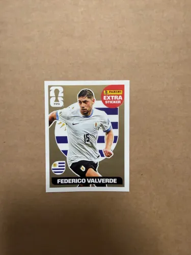 Figurinha Legend Valverde Ouro Panini 2026