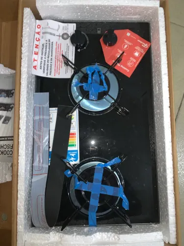 Cooktop Fischer 2 bocas - na caixa novo