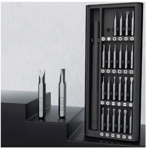 Kit de chaves de fenda magnéticas 24 em 1,Profissional, Manutenção PCs, Celulares, eletros