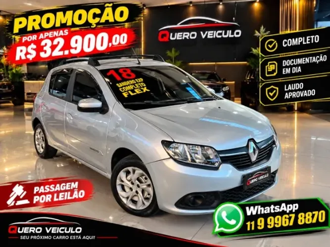 Renault Sandero Expression Flex 1.0 12V 5P 2018