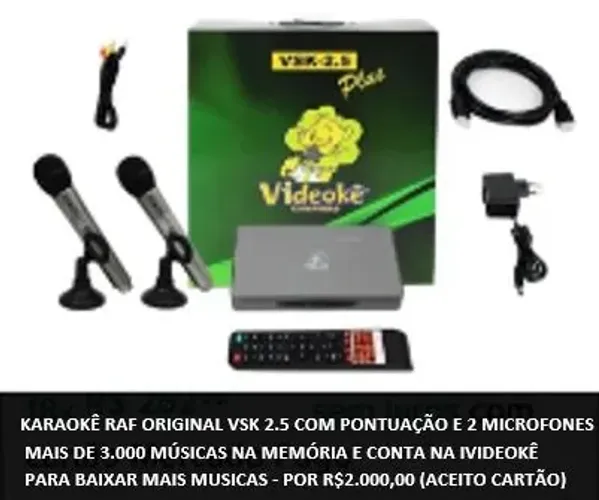 Videoke raf VSK 2.5plus