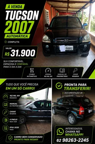 Hyundai Tucson 2.0 16V Aut. 2008
