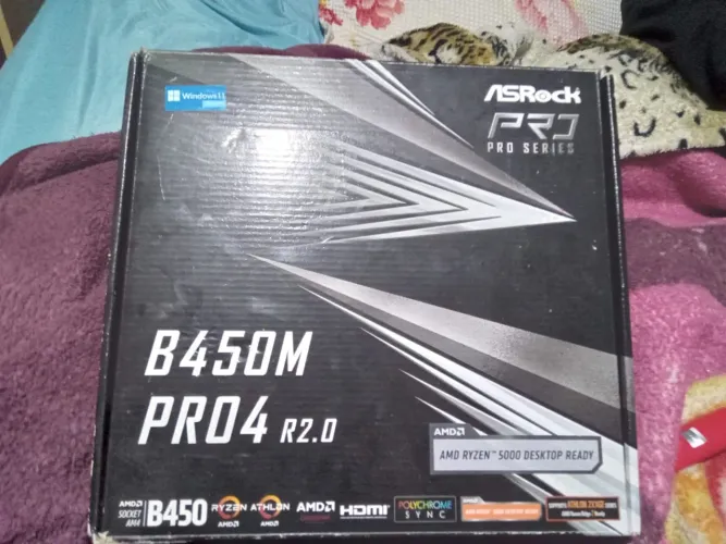 PLACA MÃE ASROCK B450M PRO4 R2.0