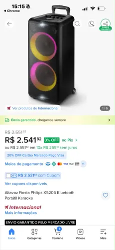 Caixa de som Phillips