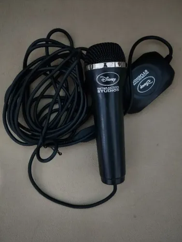 microfone disney interactive studios USB preto
