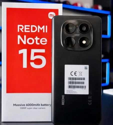 Redmi Note 15 4G 128+06 Lacrado Garantia A Pronta Entrega Lançamento 2026