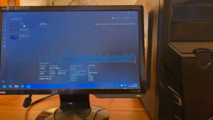 PC Intel Core i5 + Monitor BenQ | SSD | Completo por R$ 650