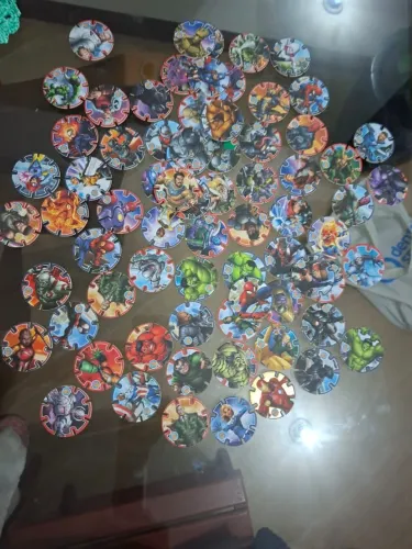 72 Tazos Bistek - Marvel - Coleção de tazos completa