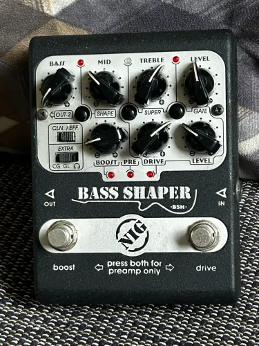 Pedal Para Baixo Nig Bsh Bass Shaper Preto