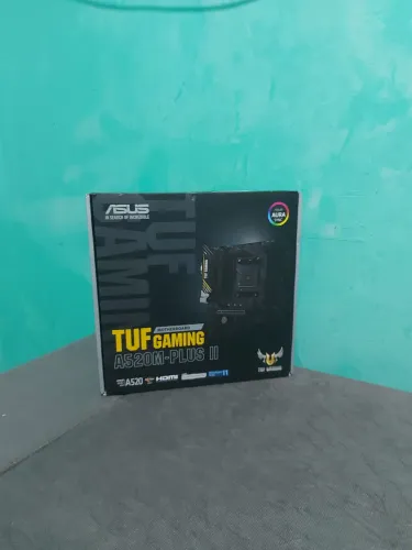 Placa mãe Asus tuf Gaming A520m Plus Li DDR 4 preto