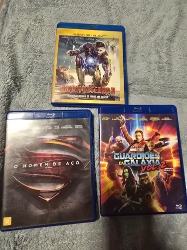 Colecionador blue ray homem de ferro, Guardiões e Homem de Aço