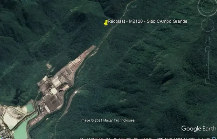 Área industrial, A.T.: 100.000m², Cubatão/SP
