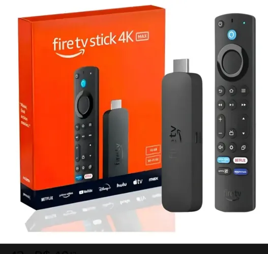 FIRE STICK TV AMAZON 4K MAX 16GB BI VOLT ORIGINAL