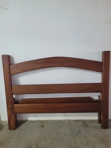 Cama Casal de Madeira - Sem Colchão