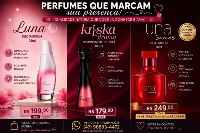 PERFUMES E BODY SPLASH