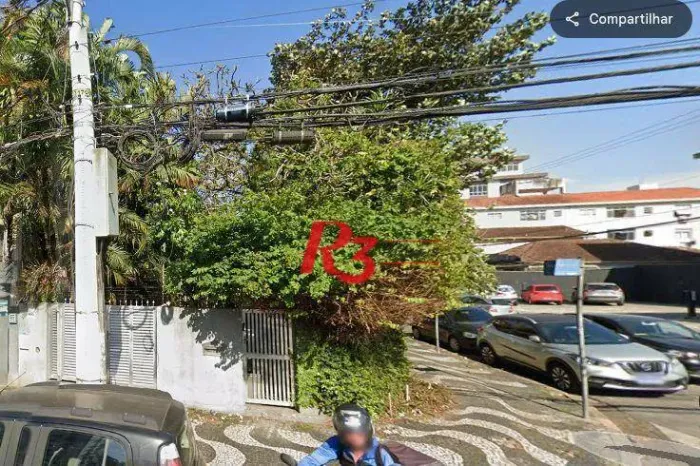 Terreno à venda, 272 m² por R$ 1.700.000,00 - Embaré - Santos/SP