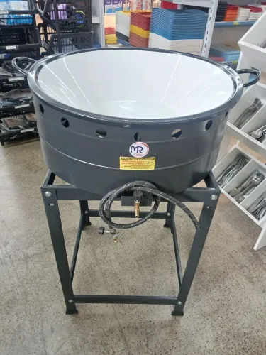 Fritador A Gás 24 Com Tacho Esmaltado 26 Litros