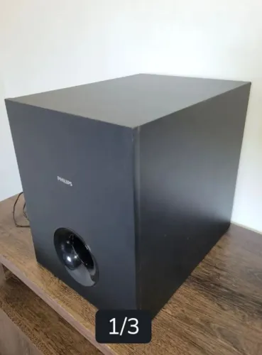 Caixa subwoofer Philips 8 pol. 133w