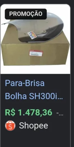 PARABRISAS ( Bolha) Honda SH 300 - ORIGINAL