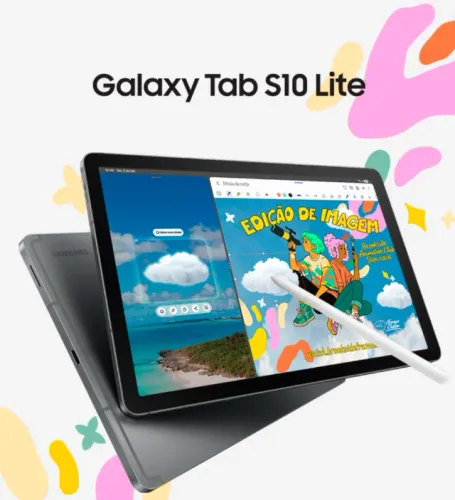 Tablet Samsung Galaxy Tab S10 Lite WiFi, 128GB, 6GB RAM, Tela 10.9", S Pen e Capa