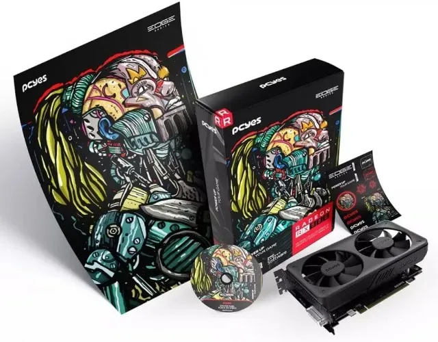 Placa de Video RX550 4GB GDDR5 128 Bits Dual-Fan