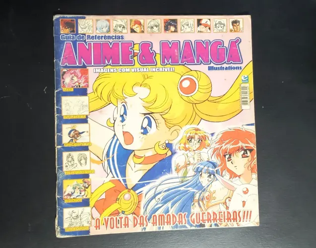 Revista guia de desenho anime e manga