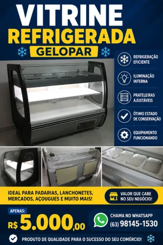 VITRINE REFRIGERADA GELOPAR