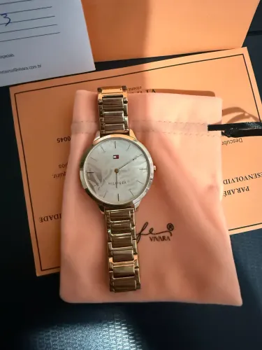 relógio tommy hilfiger feminino rose
