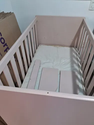 Lindo berço Americano, que vira cama