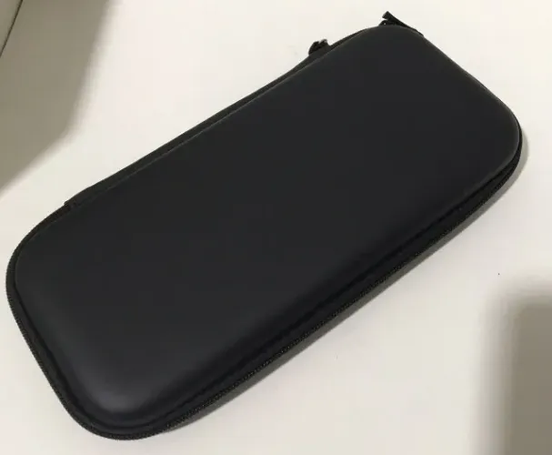 Estojo Case Organizador Preto com Zíper Resistente Água Tamanho Grande - NOVO