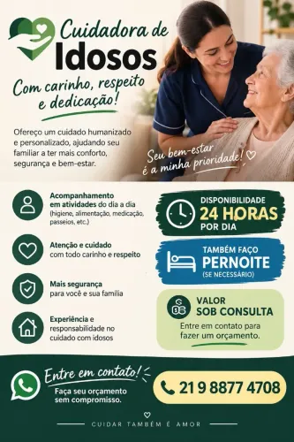 Cuidadora de idosos.