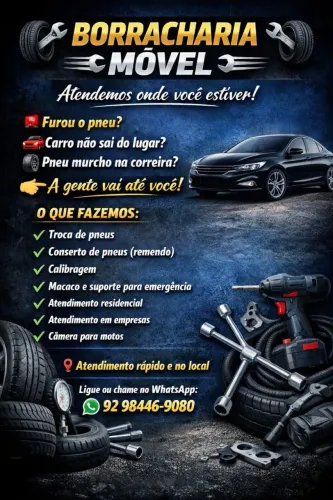 Borracharia móvel 