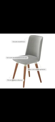 4 cadeira giratória de mesa