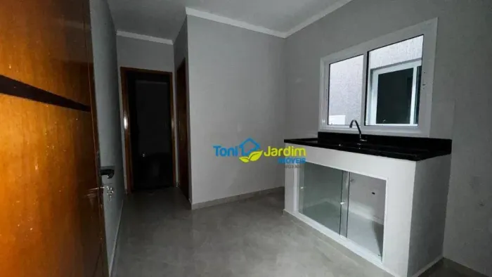 Kitnet com 1 dormitório para alugar, 25 m² - Utinga - Santo André/SP