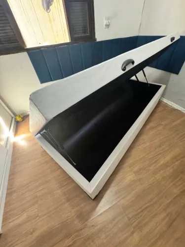 Bau cama solteiro 