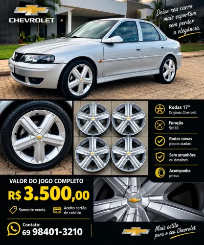Jogo de Rodas 17 Chevrolet Astra GSI