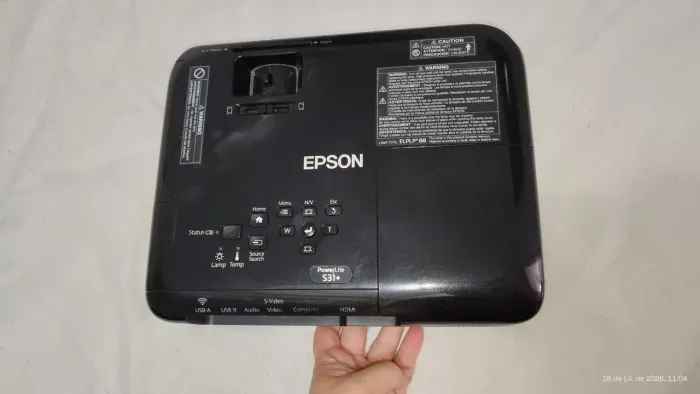 Projetor Epson PowerLite S31+ NOVÍSSIMO